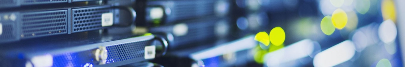 Digital assessment library banner with abstract design