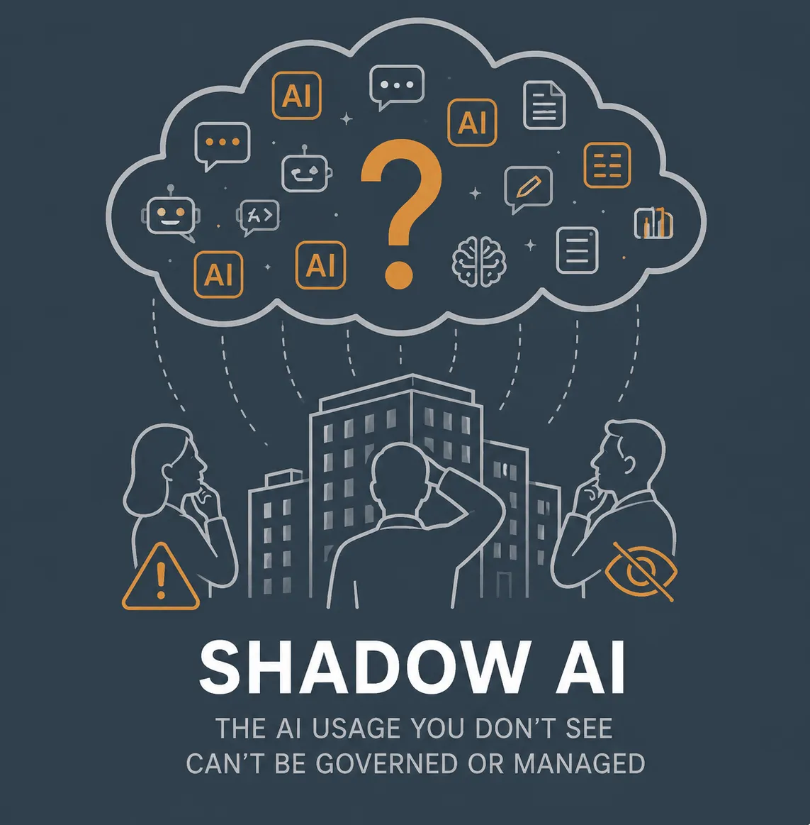 Shadow AI discovery illustration